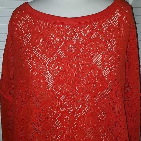 FREE PEOPLE NOT COLD IN THIS OPEN KNIT SWEATER OVERSIZED BEACH SUMMER SWEATER - Picture 5 of 10